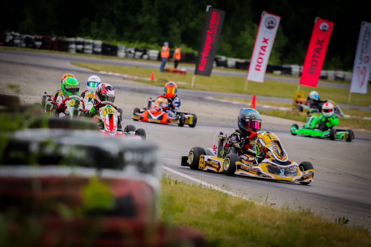 Nikita Ljubimov closes the first round of the Rotax Nordic Challenge